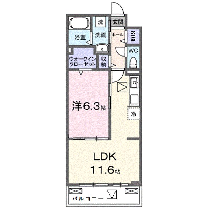リ:ルーム 東近江の間取り