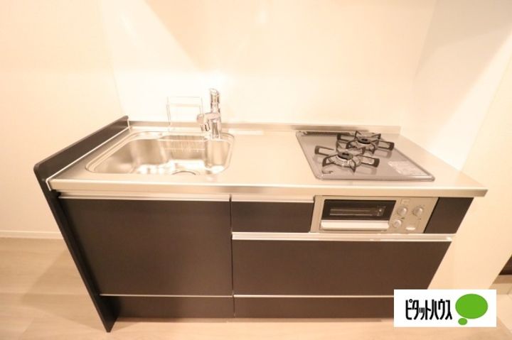 滋賀県近江八幡市中村町の賃貸マンションのキッチン