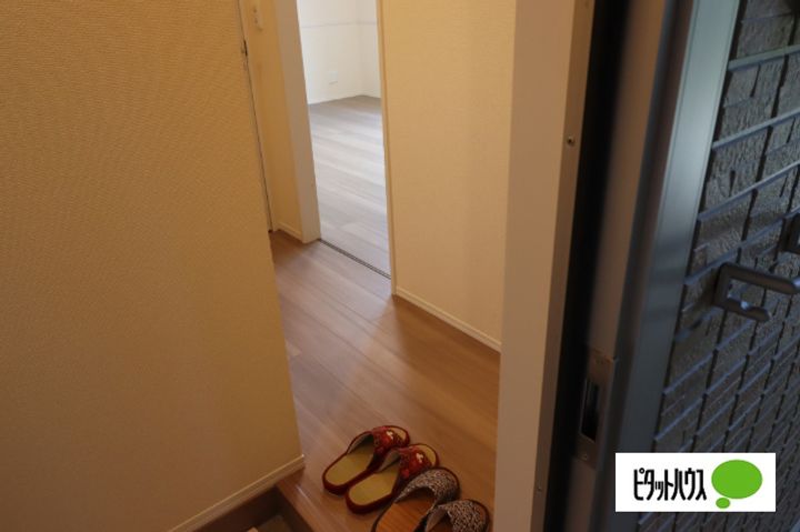 滋賀県近江八幡市西庄町の賃貸アパートの玄関