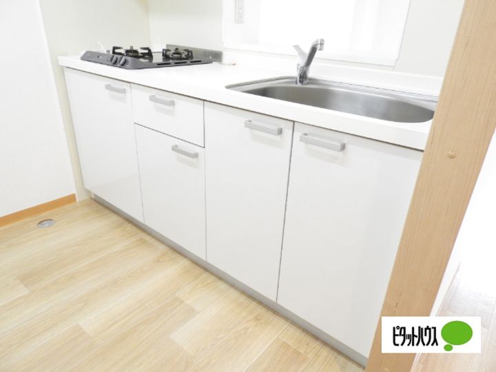 滋賀県近江八幡市鷹飼町北3丁目の賃貸マンションのキッチン