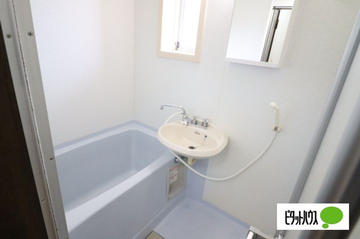 滋賀県近江八幡市鷹飼町北2丁目の賃貸アパートの風呂