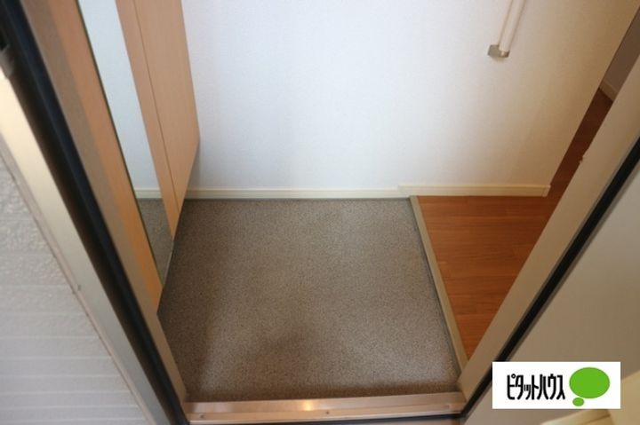 滋賀県野洲市野洲の賃貸アパートの玄関