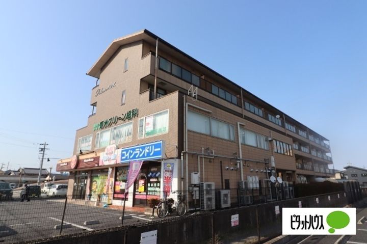 滋賀県野洲市栄の賃貸マンションの外観