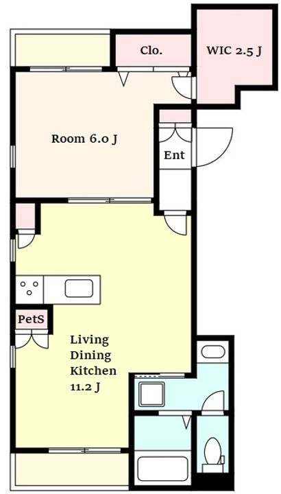 東京都目黒区碑文谷1丁目(マンション)の賃貸物件の間取り