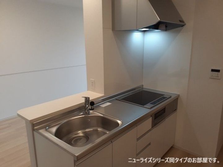 福岡県朝倉郡筑前町野町(アパート)の賃貸物件のキッチン