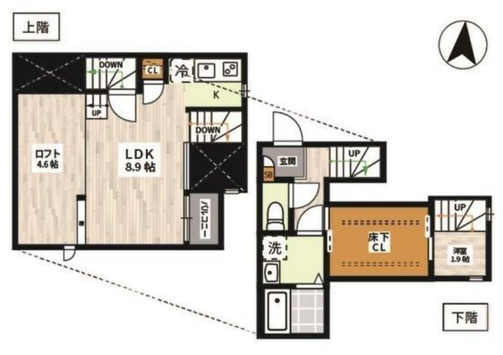 ADC朝倉街道の間取り