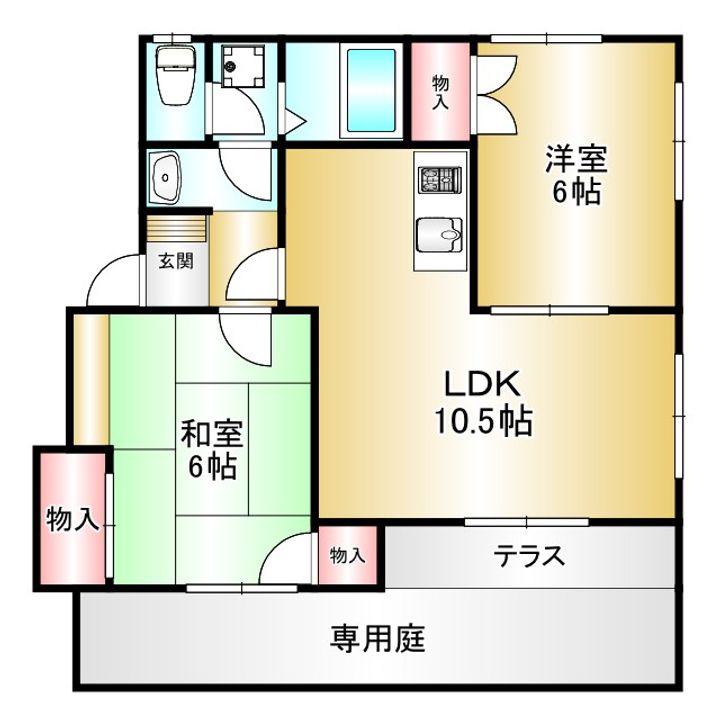 メモリーアップルⅡの間取り
