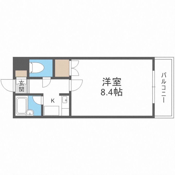 福岡県太宰府市朱雀2丁目(マンション)の賃貸物件の間取り