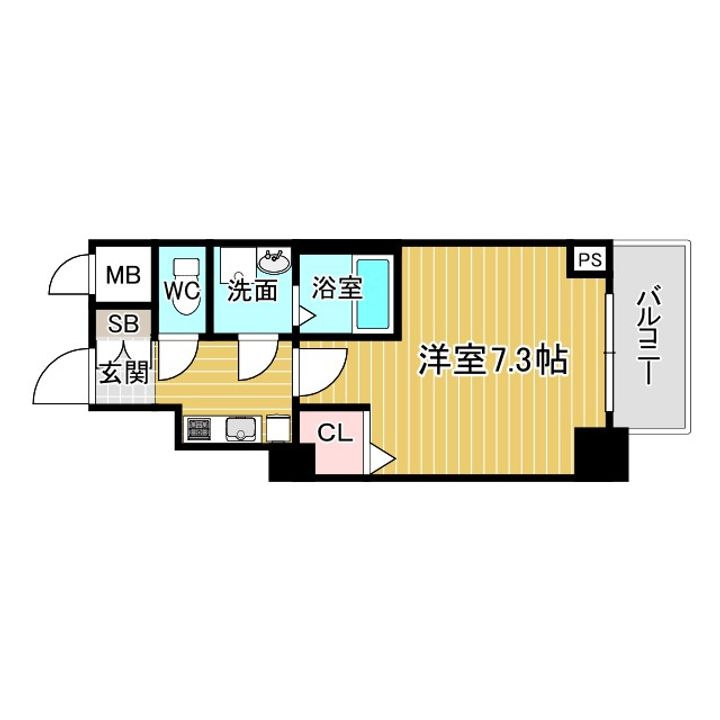 サムティ本町橋ⅡMEDIUSの間取り