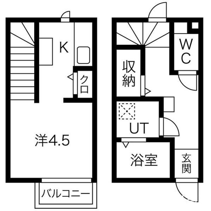 パレッタ小本EASTの間取り