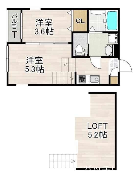 ハーモニーテラス切戸町IIIの間取り