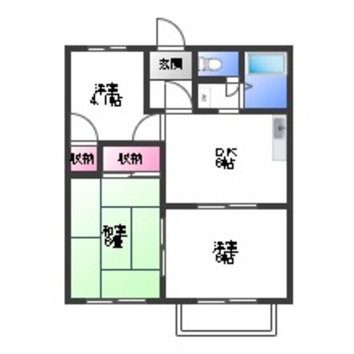 メゾンド・アリエスの間取り