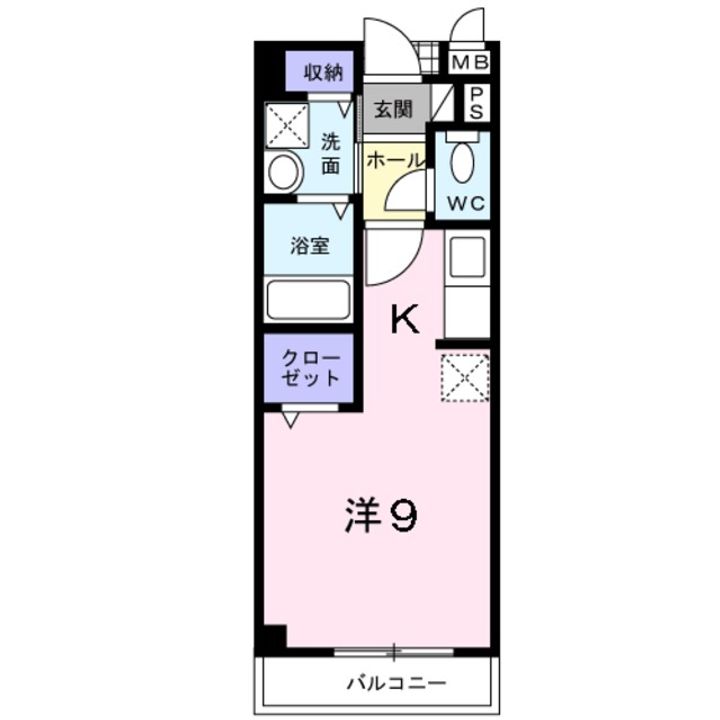 ベル アルモニー1番館の間取り
