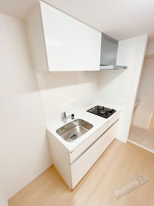 メルベージュ岸のキッチン