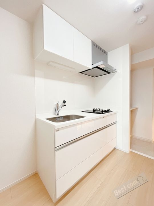 メルベージュ岸のキッチン