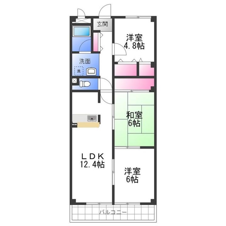 ヴィーブル18の間取り