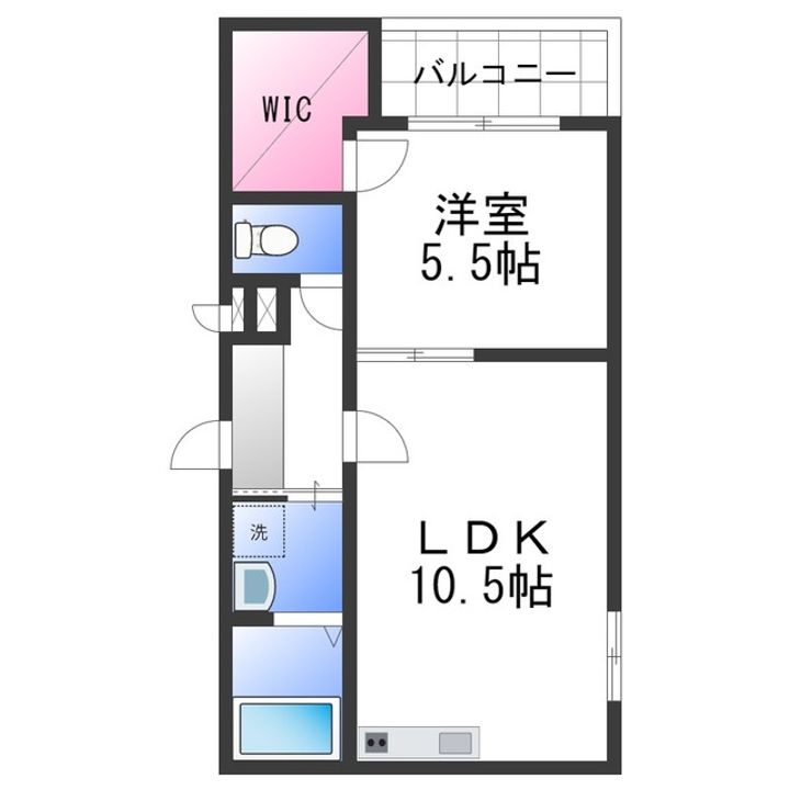 フジパレス東羽倉崎町の間取り