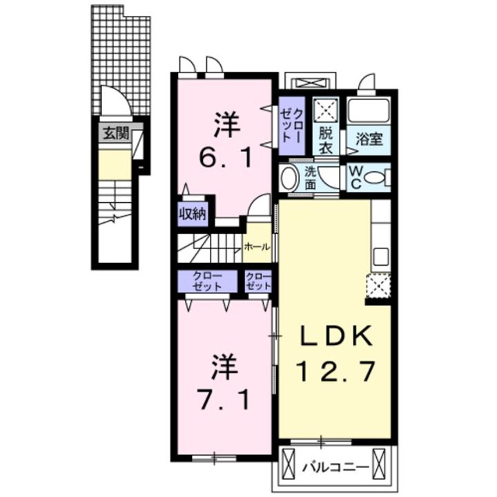 レジデンス根来の間取り
