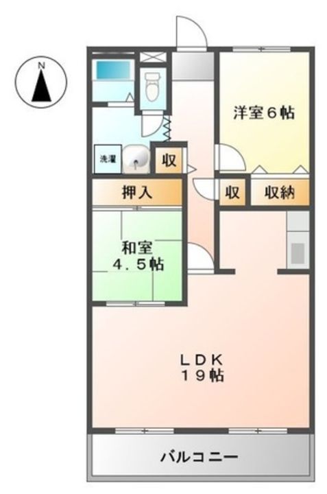 スカイヒルズ新道出の間取り