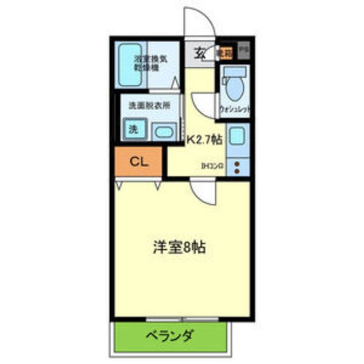 メルレーブK・Sの間取り