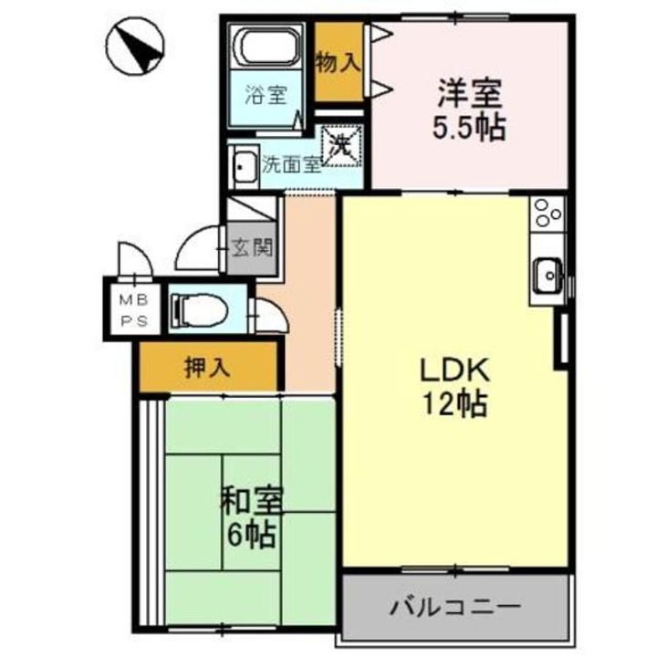 グッドライフ21 Aの間取り
