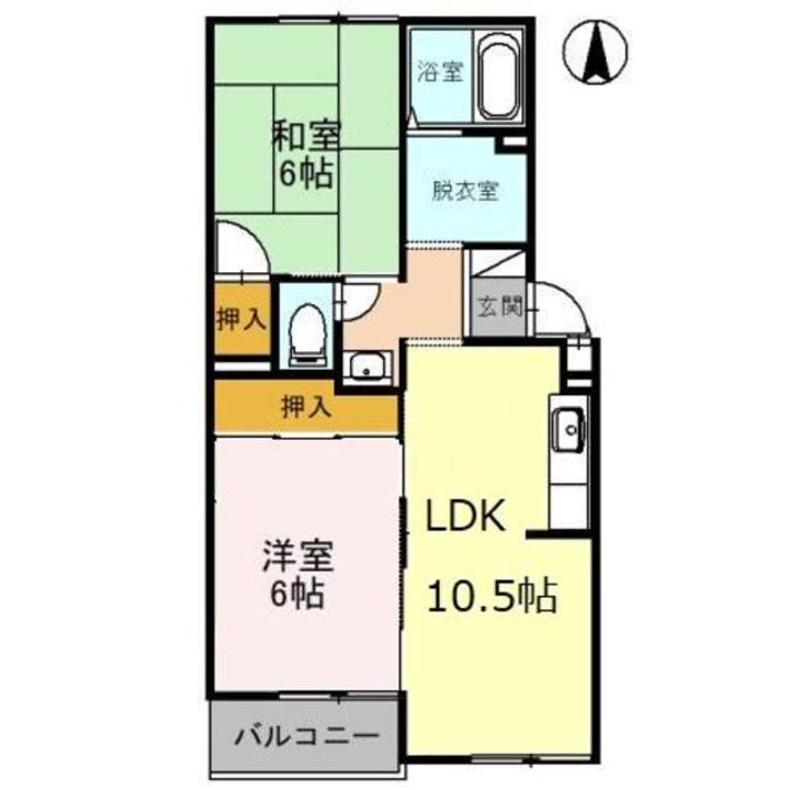 メゾンヴィオラの間取り