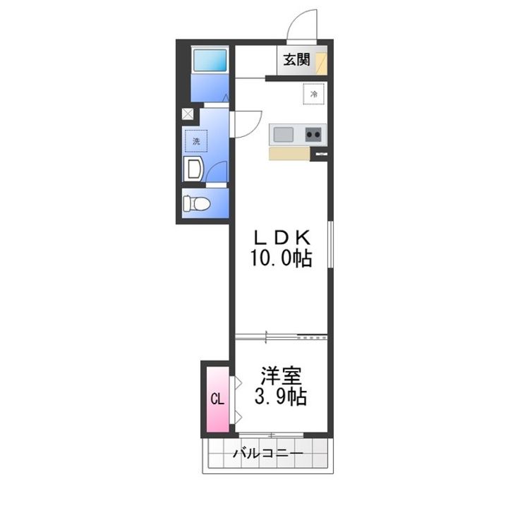 F+style羽衣5号館の間取り