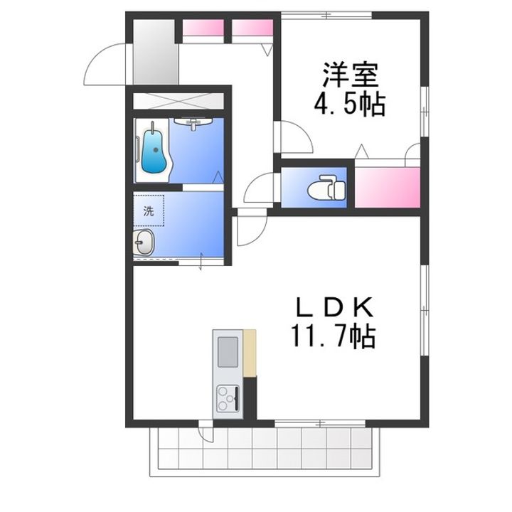 ノアージュⅢの間取り