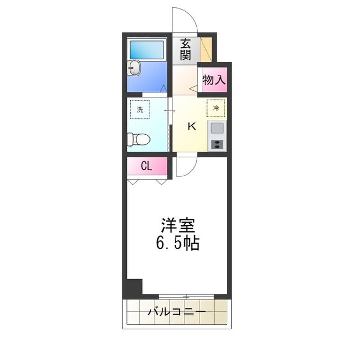 win北花田(ウィンキタハナダ)101の間取り