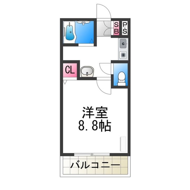 メゾンサイプレスⅡの間取り