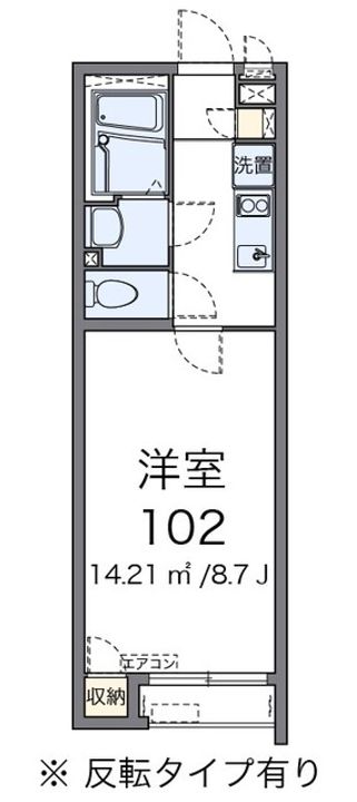 クレイノGRACY浜寺の間取り