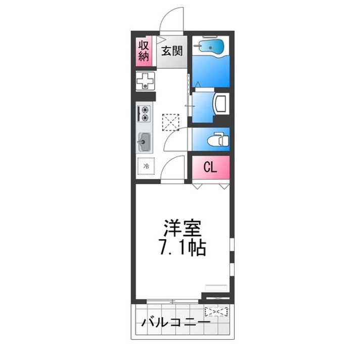 ジュネス1番館の間取り