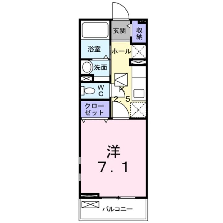 ジュネス5番館の間取り