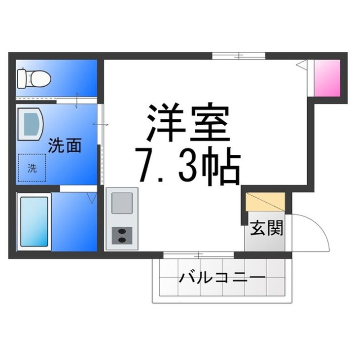HAFEZ西湊201の間取り