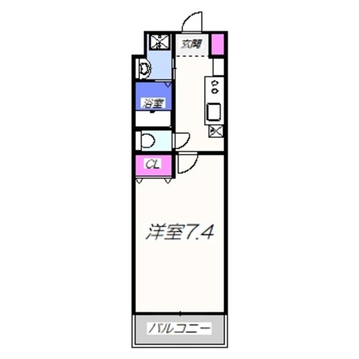 ヴィラペントハウス堺東303の間取り