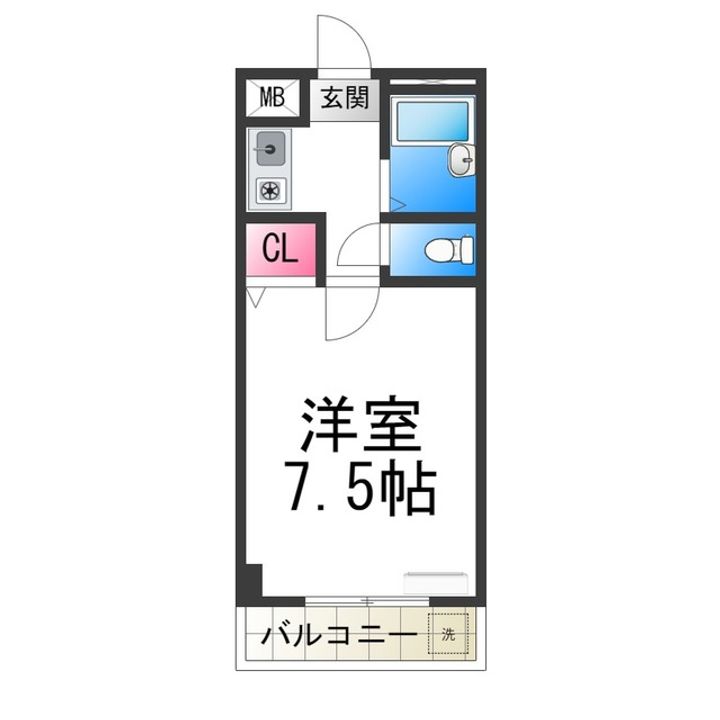ハイツアズール103の間取り
