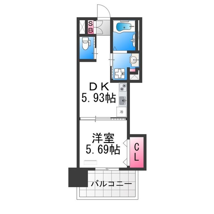 ハイツカトレヤの間取り