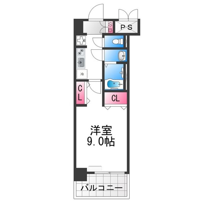 GLUCK MAISON S−SAKAI XVIの間取り