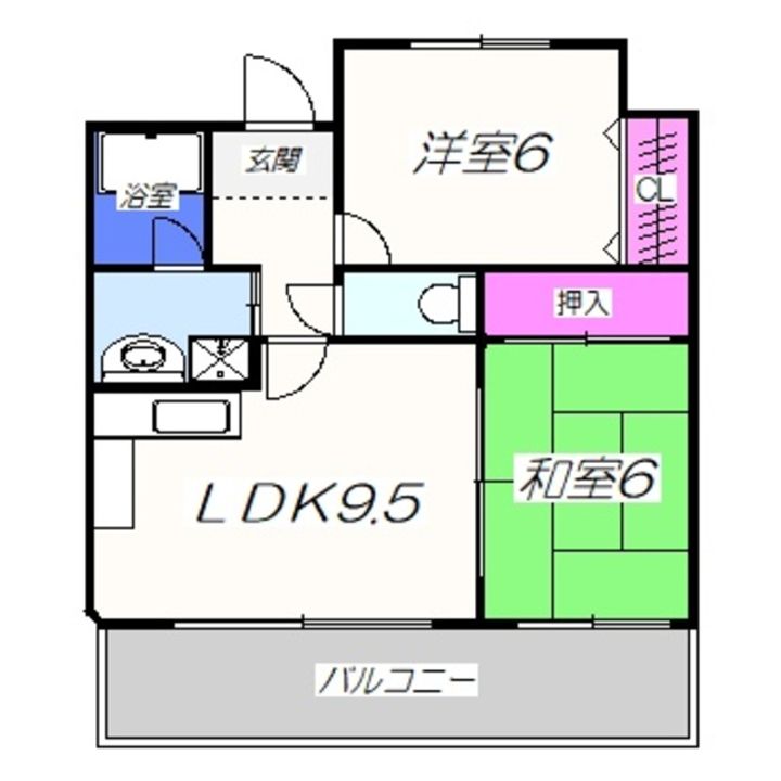 スイートピーヒルTKの間取り