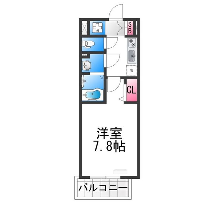 フォーリアライズ北三国ヶ丘808の間取り