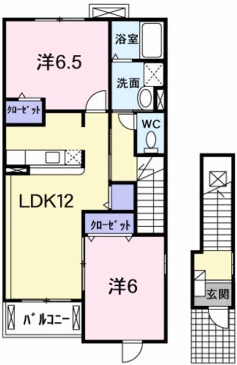 カンフォートG・Ⅰの間取り