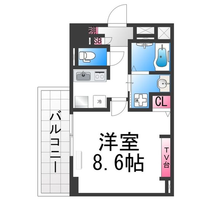 エヌエムキャトフヴァン4FFの間取り