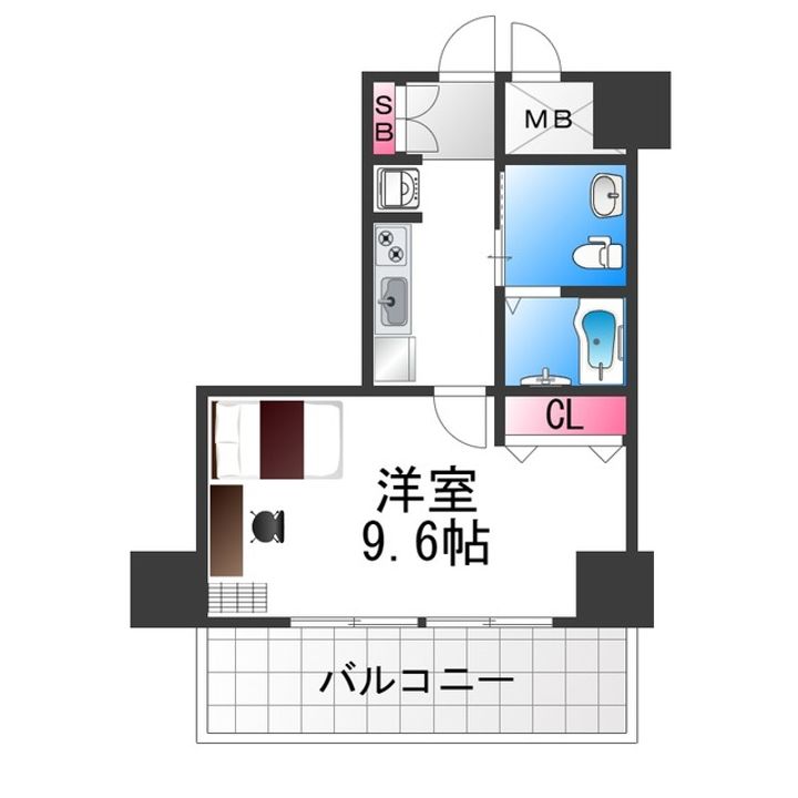エルプレイス堺の間取り