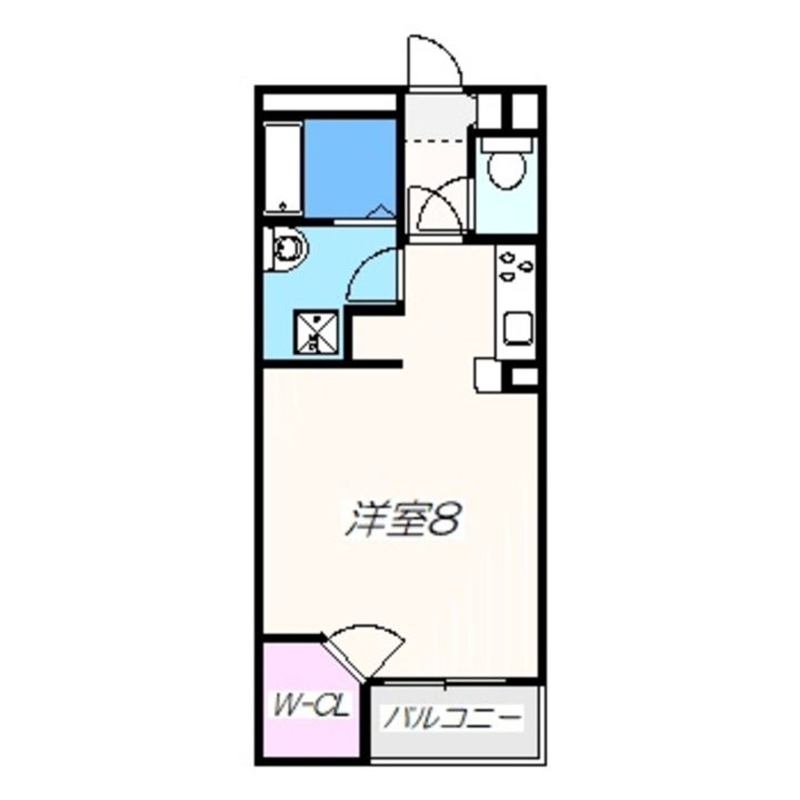 レオネクスト丹比多治井荘201の間取り