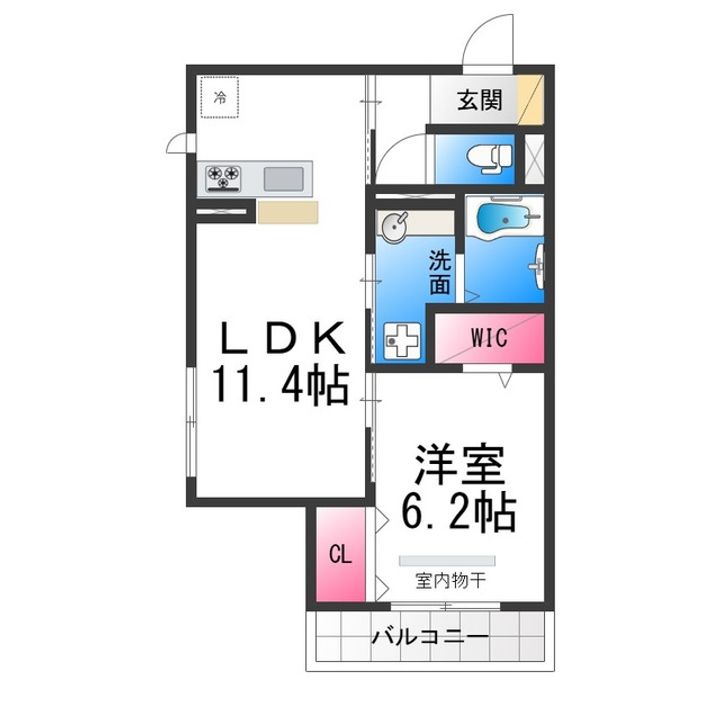 パサログランデ中安井の間取り