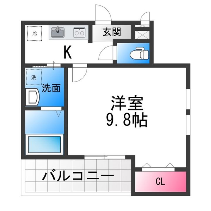 セジュール白鷺Ⅰの間取り