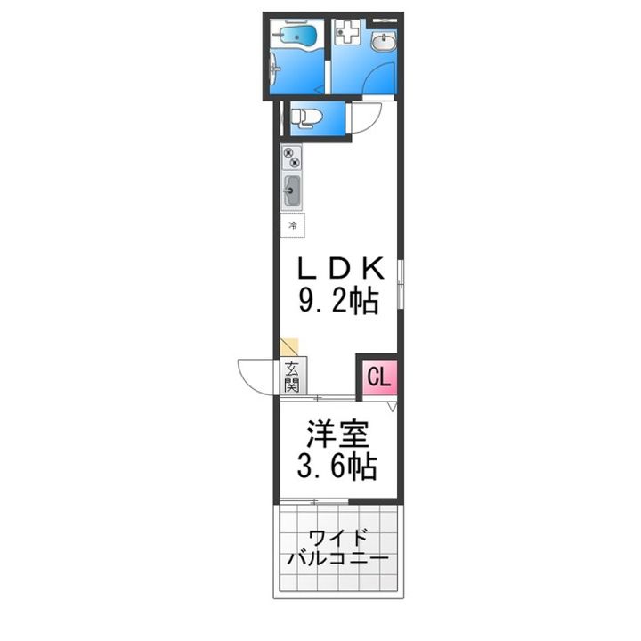 アネックス七道の間取り