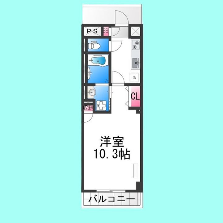 プロムナード石津301の間取り