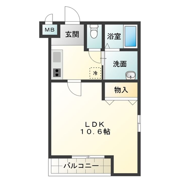 フジパレス イーレの間取り