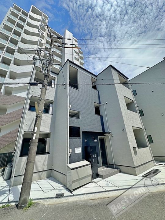 ハーモニーテラス中川東の外観